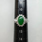 【美品】PT900 翡翠 1.39ct ダイヤモンドリング