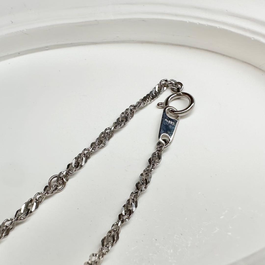 【美品】PT900 マルチカラーサファイア 2.53ct ネックレス