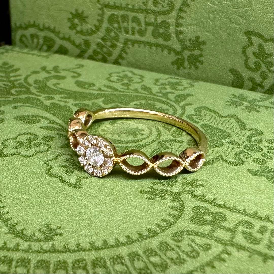 【BRAND】ダイヤモンド 0.12ct リング