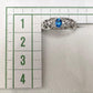 PT900 アウイナイト 0.18ct 透かし デザインリング