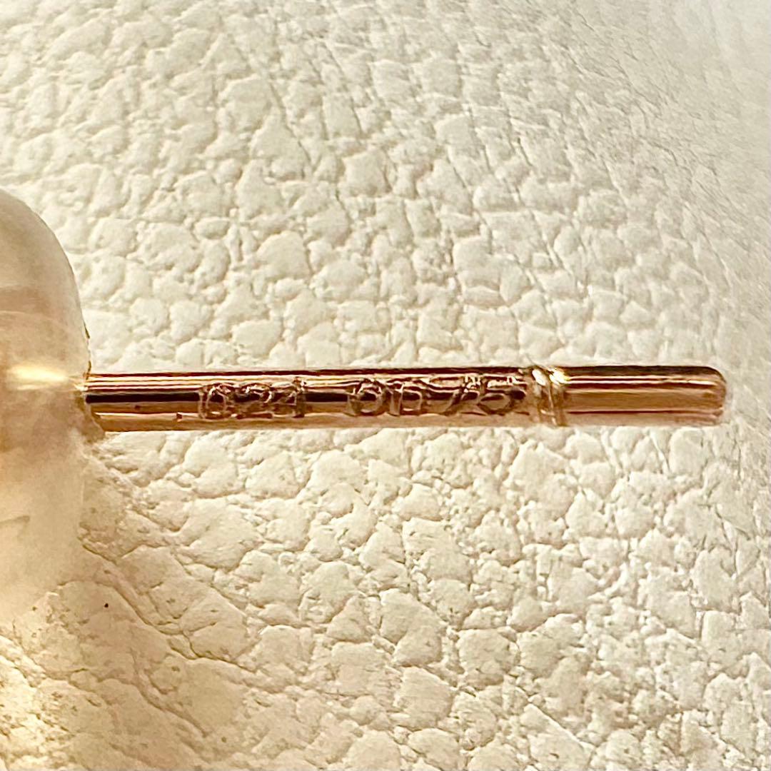 K18 ルビー0.075ct×2 ダイヤモンド 花モチーフピアス
