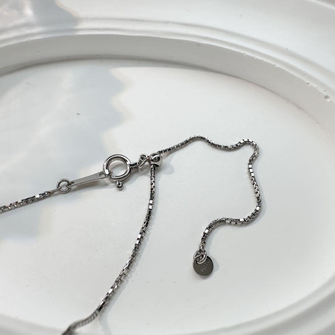 【美品】PT900/850 ハウイナイト 0.22ct ダイヤ ネックレス