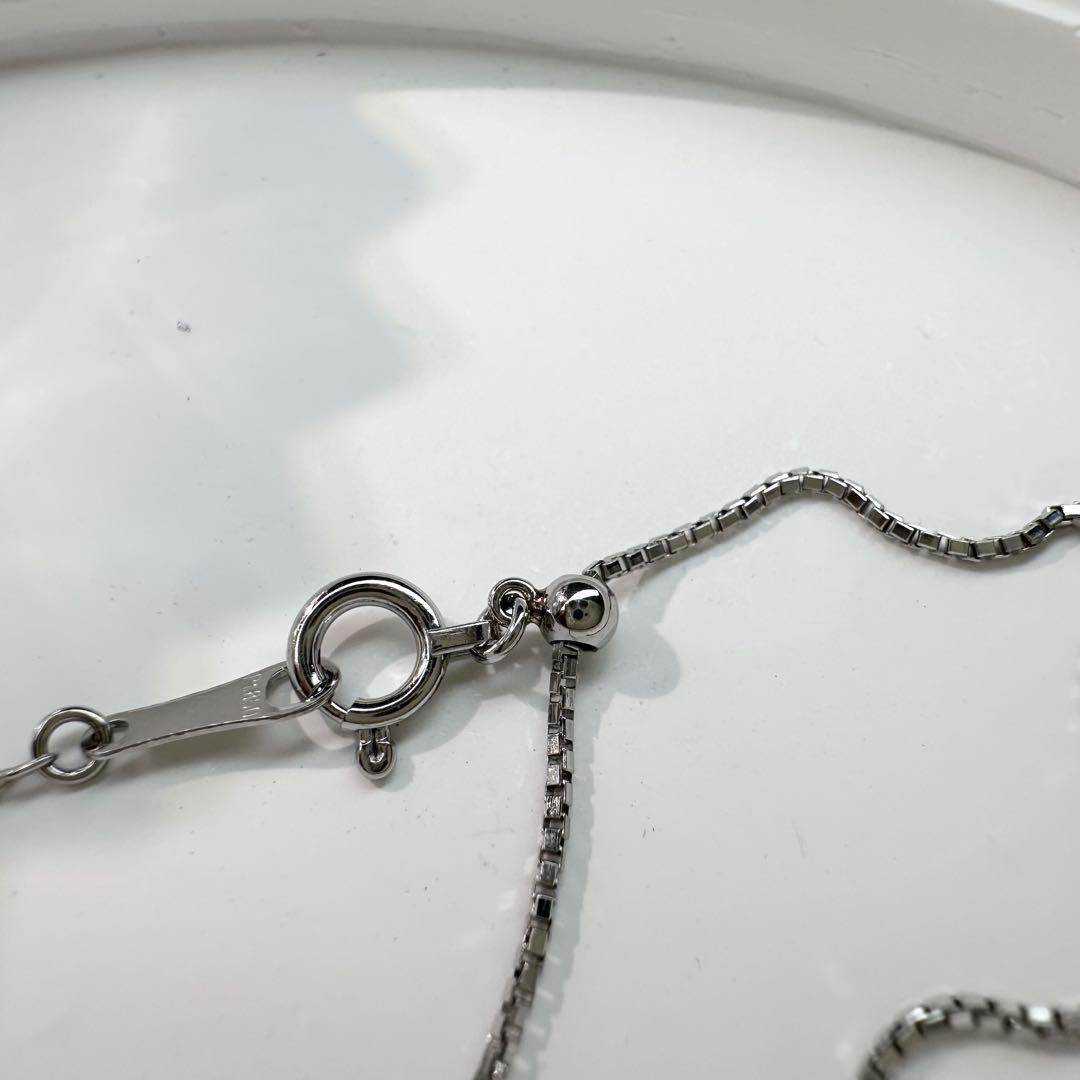 【美品】PT900/850 ハウイナイト 0.22ct ダイヤ ネックレス