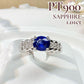 【美品】PT900 サファイア 1.01ct リング ダイヤ デザイン
