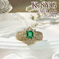 【K18YG】エメラルド 0.28ct リング デザイン