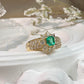 【K18YG】エメラルド 0.28ct リング デザイン