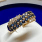 K18 サファイア 1.21ct ダイヤモンド リング