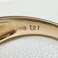 K18 サファイア 1.21ct ダイヤモンド リング