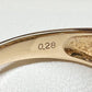 K18 サファイア 1.21ct ダイヤモンド リング