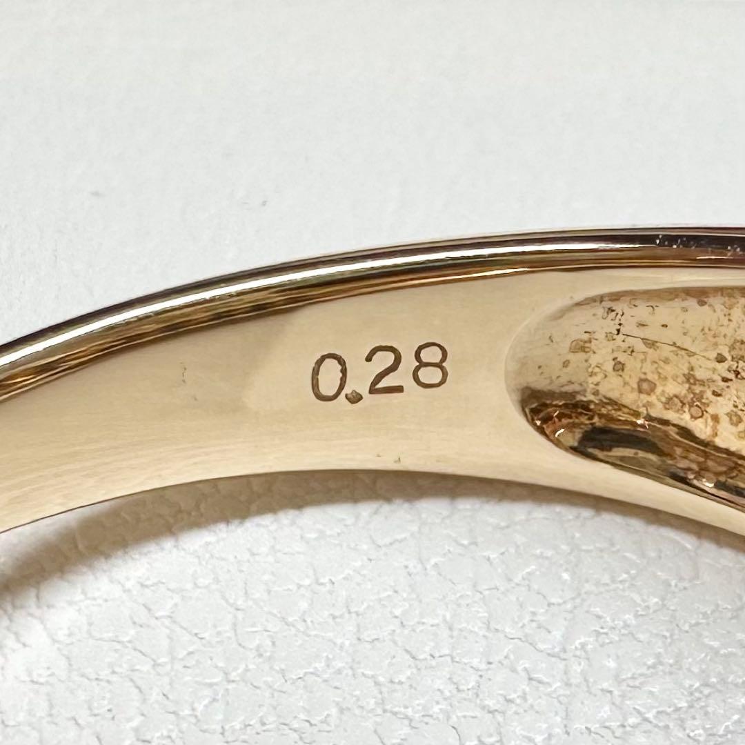 K18 サファイア 1.21ct ダイヤモンド リング
