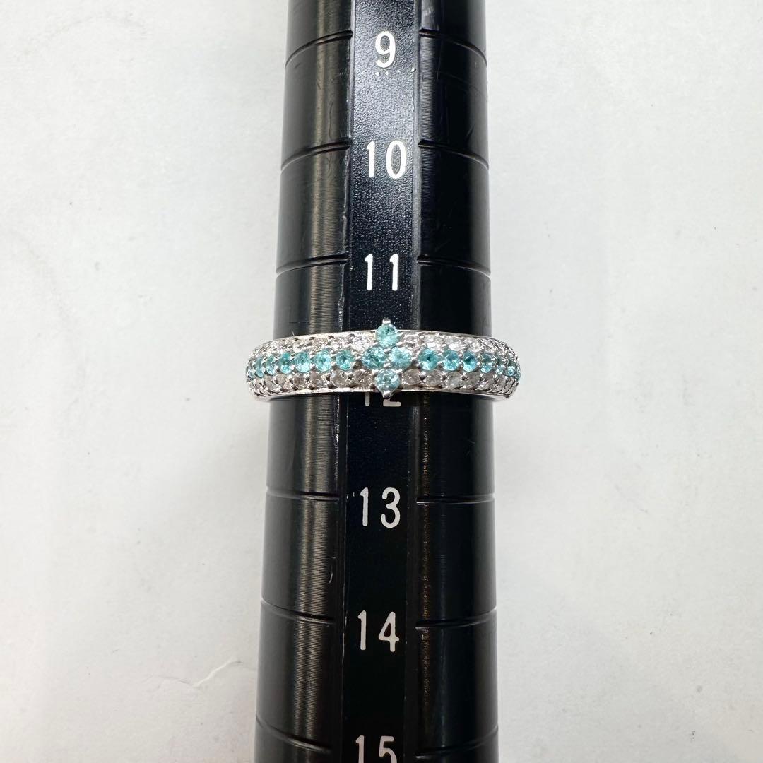 【美品】PT900 パライバトルマリン0.25ct リング