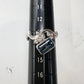 PT900 アクアマリン デザインリング 1.65ct