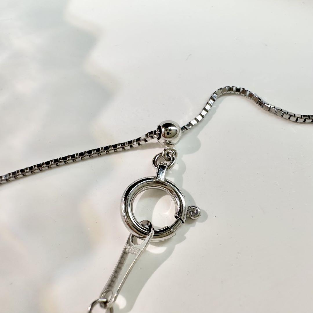 【美品】PT900 パライバトルマリン 0.10ct ネックレス