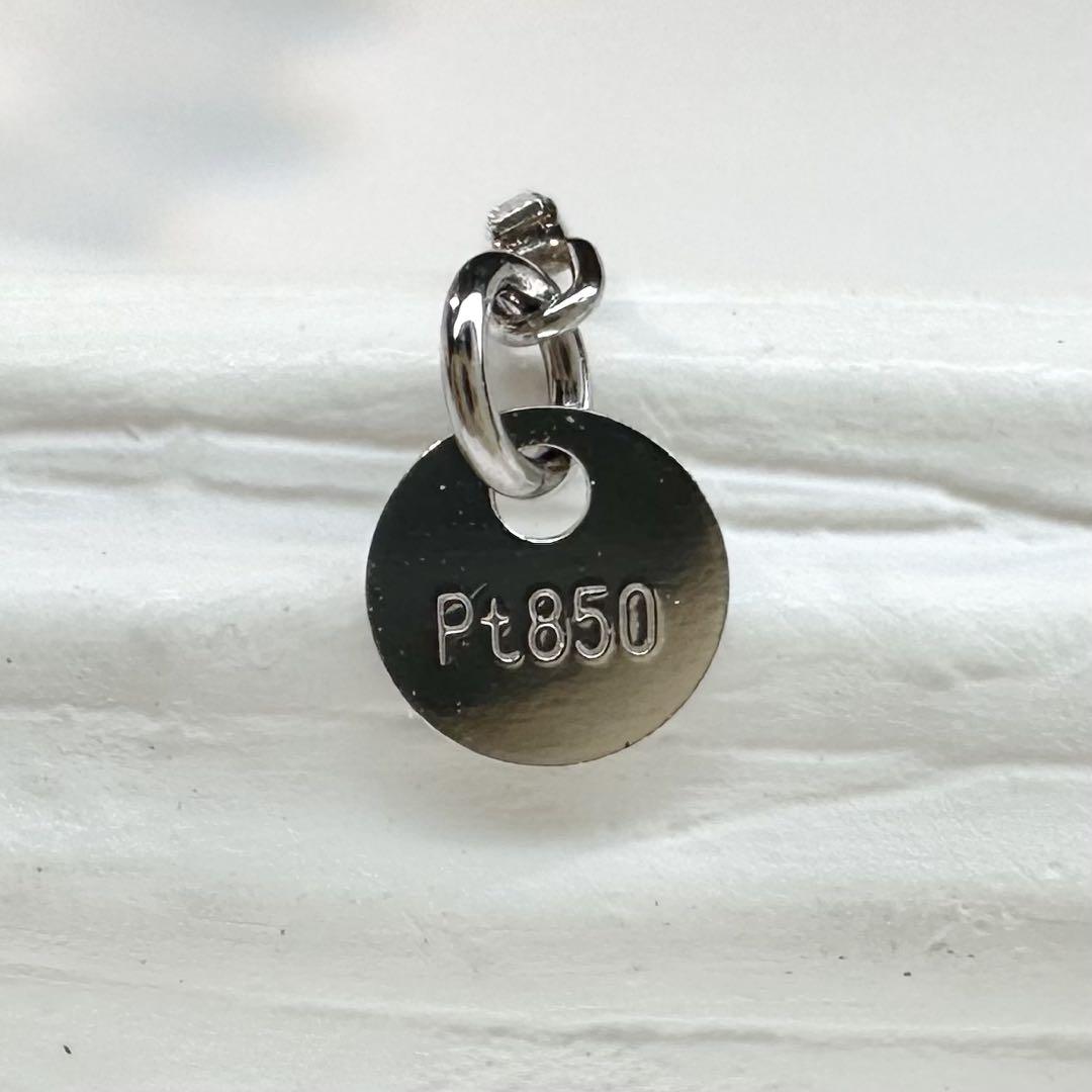 【美品】PT900 パライバトルマリン 0.10ct ネックレス