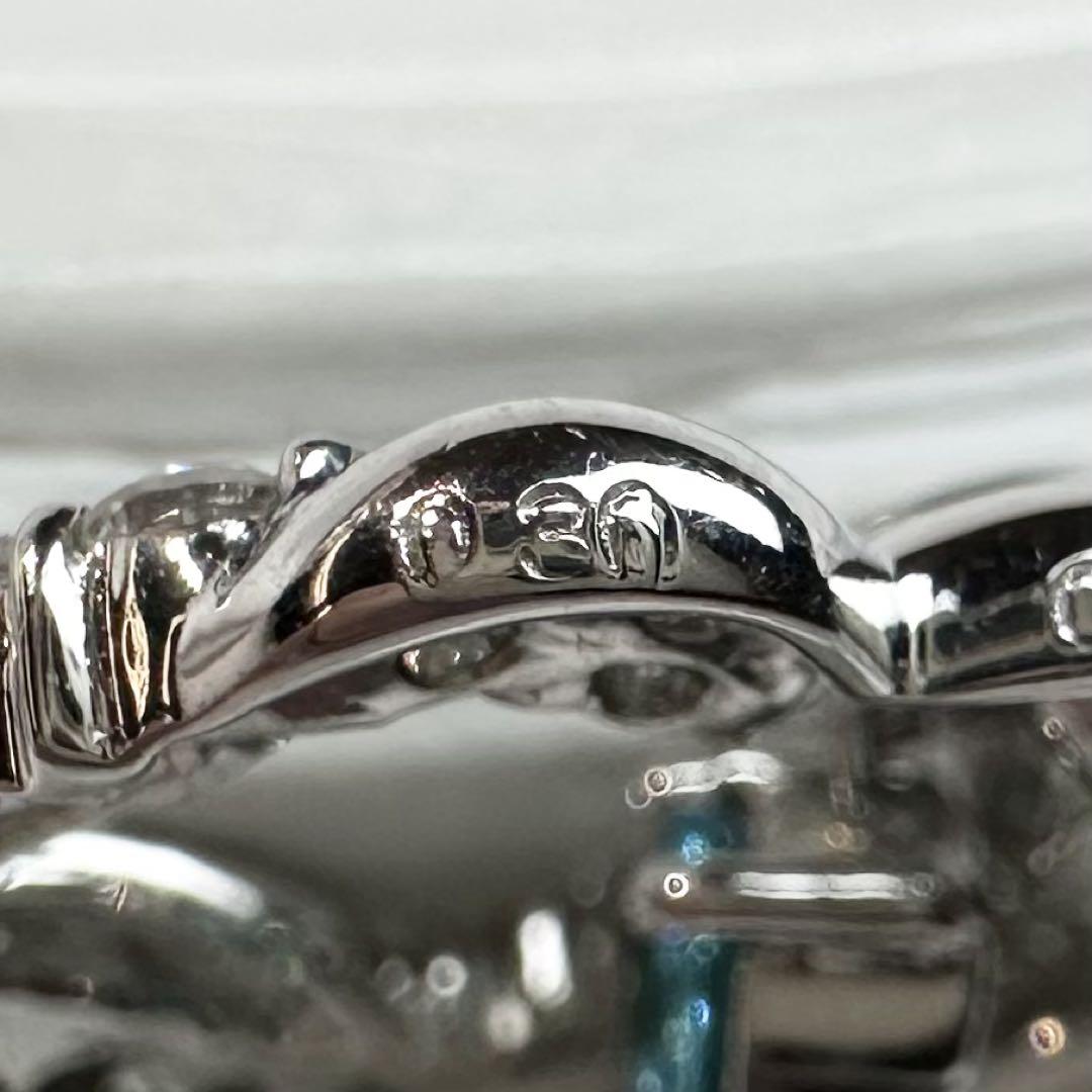 【美品】PT900 パライバトルマリン 0.10ct ネックレス