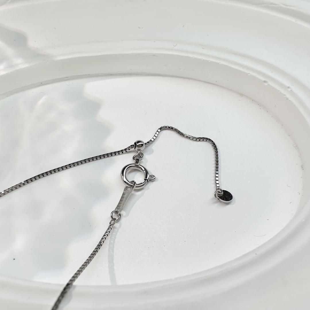 【美品】PT900 パライバトルマリン 0.10ct ネックレス