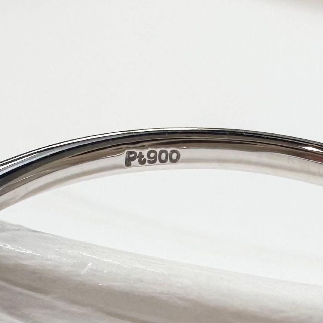 【美品】PT900 ルビー 0.16ct リング ハートカート