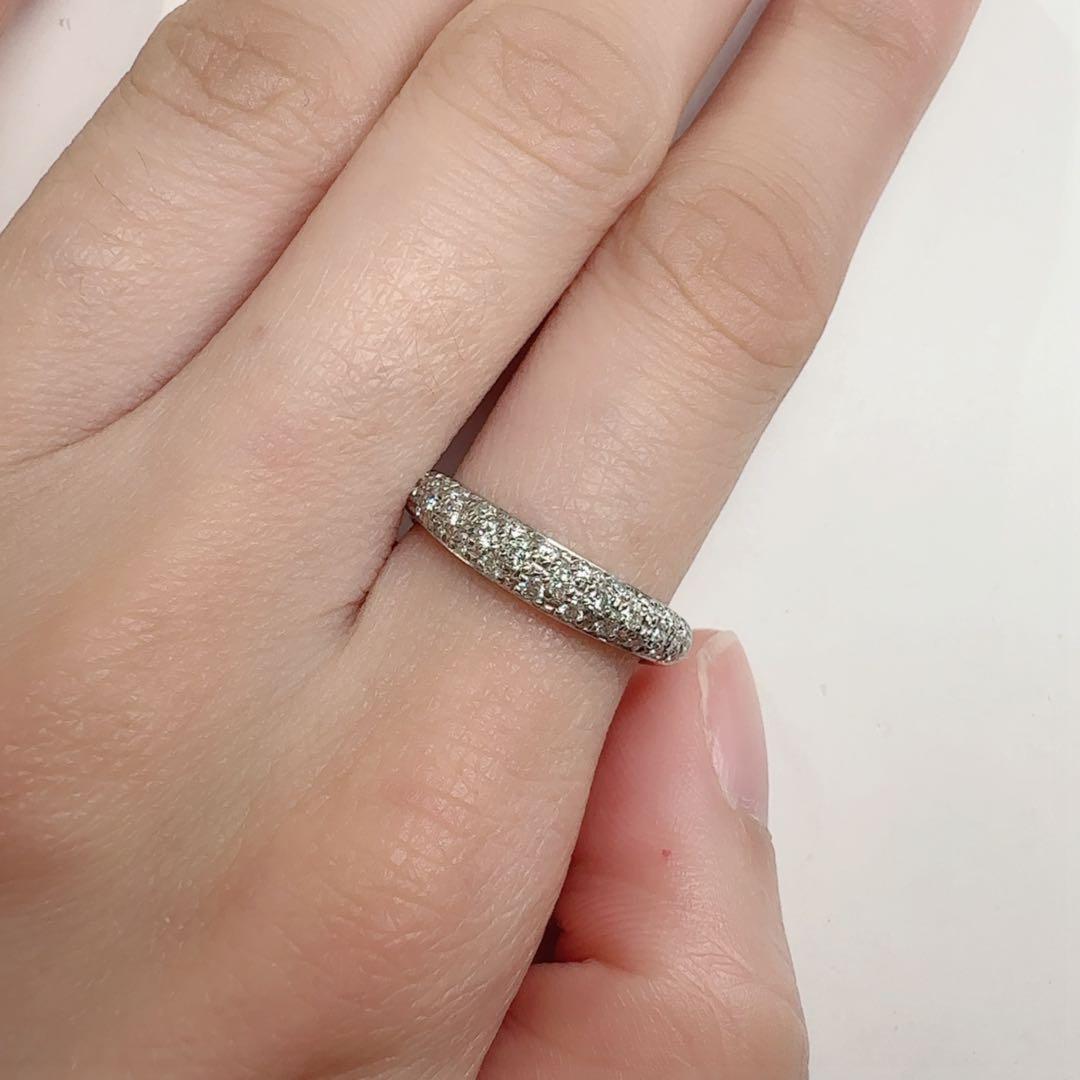【美品】PT900 ダイヤモンド0.40ct リング