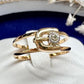 【美品】PT900/K18 ダイヤモンド 0.05ct リング ベルトタイプ