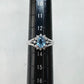 PT900 アクアマリン 0.70ct ダイヤモンド 取り巻きリング