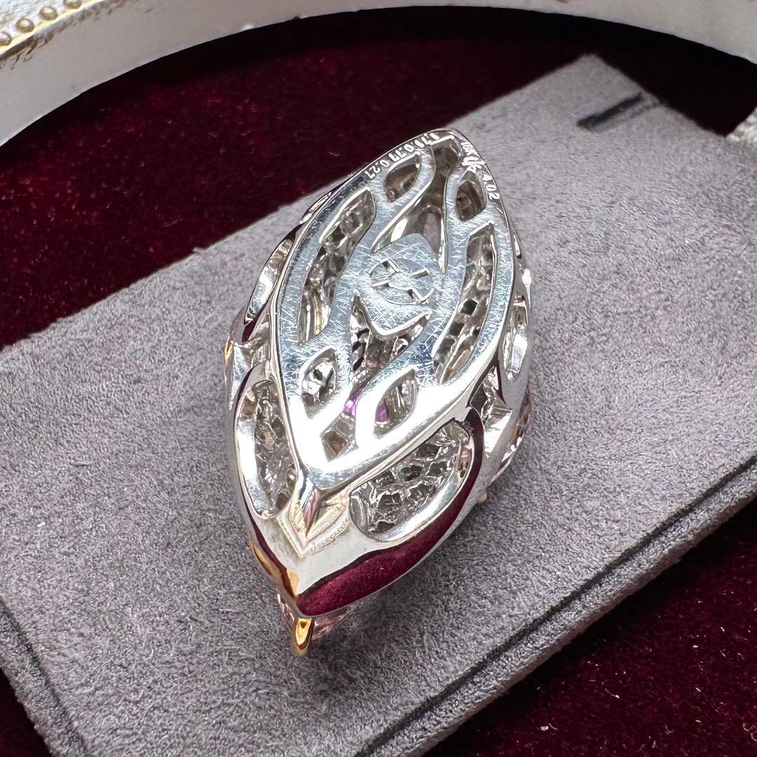 【K18】ピンクサファイア 1.71ct ペンダント