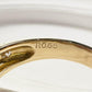 K18 ルビー ダイヤモンド ベゼル リング 0.65ct