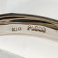 K18/PT900 バイカラートルマリン 1.61ct ダイヤ リング