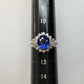 【美品】PT900 サファイア 1.47ct リング ダイヤ巻き