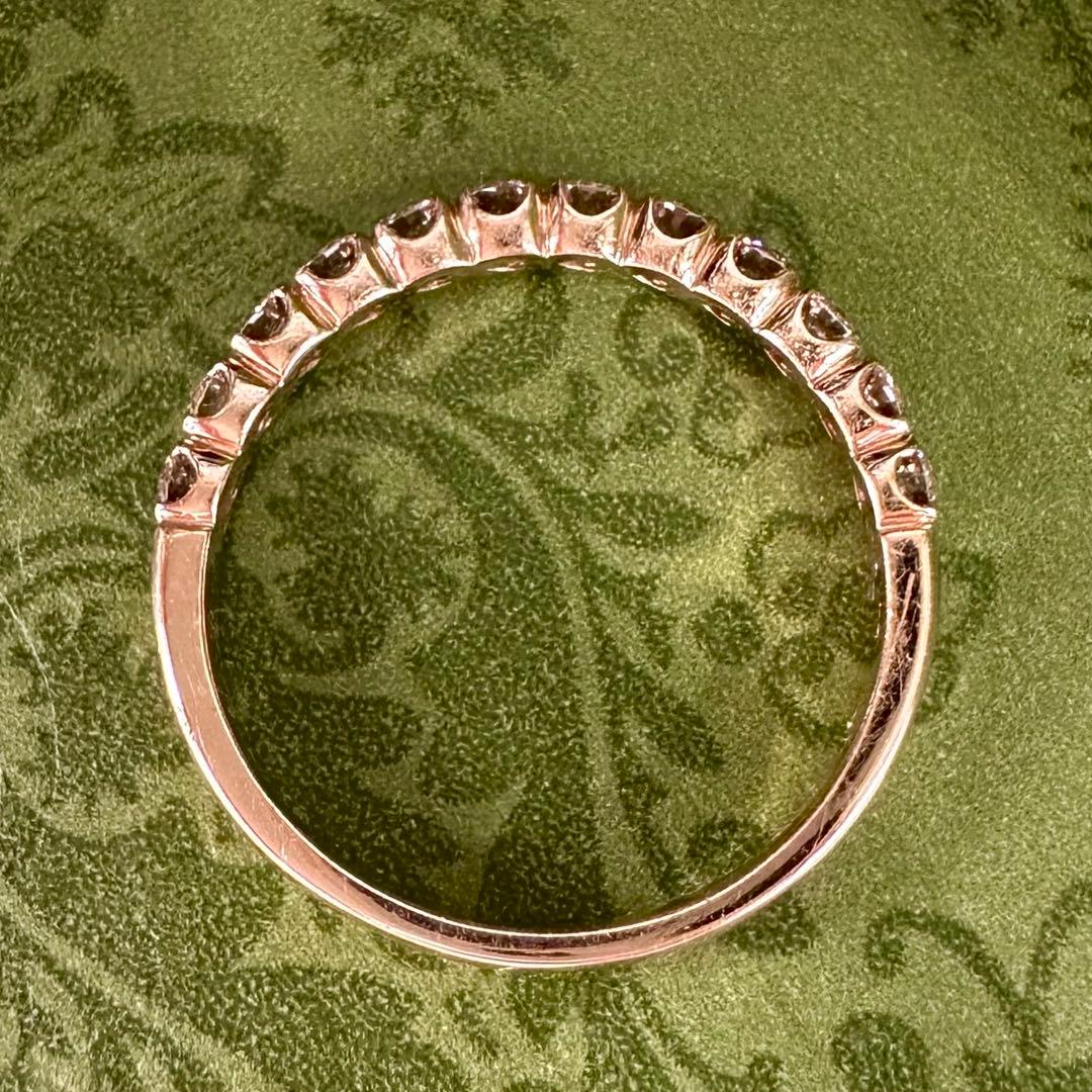 【K18】ダイヤモンド 0.7ct リング