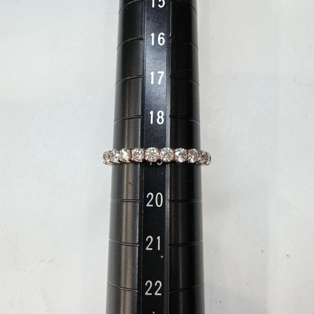 【K18】ダイヤモンド 0.7ct リング