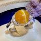PT900 オパールキャッツアイ2.33ct ダイヤモンドリング プラチナ 指輪
