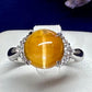 PT900 オパールキャッツアイ2.33ct ダイヤモンドリング プラチナ 指輪