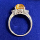 PT900 オパールキャッツアイ2.33ct ダイヤモンドリング プラチナ 指輪