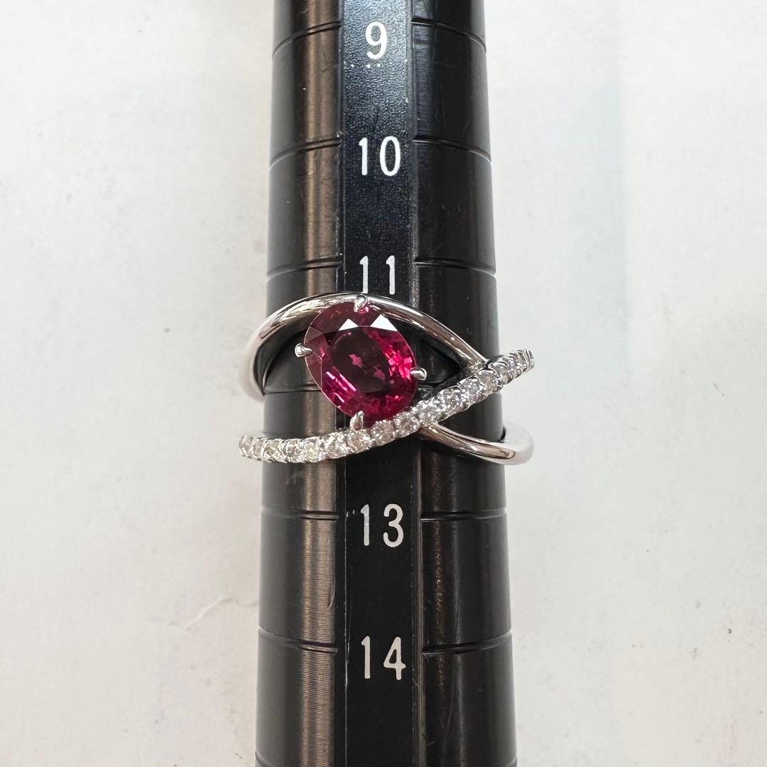 【NO HEAT】非加熱モザンビーク産ルビー 1.17ct リング GIA付き