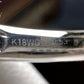 K18WG パライバトルマリン ハーフエタニティ リング 0.53ct