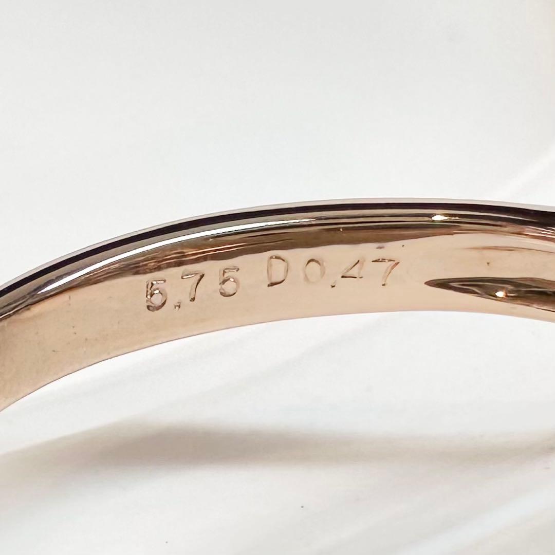 【K18】モルガナイト 5.57ct リング 大粒