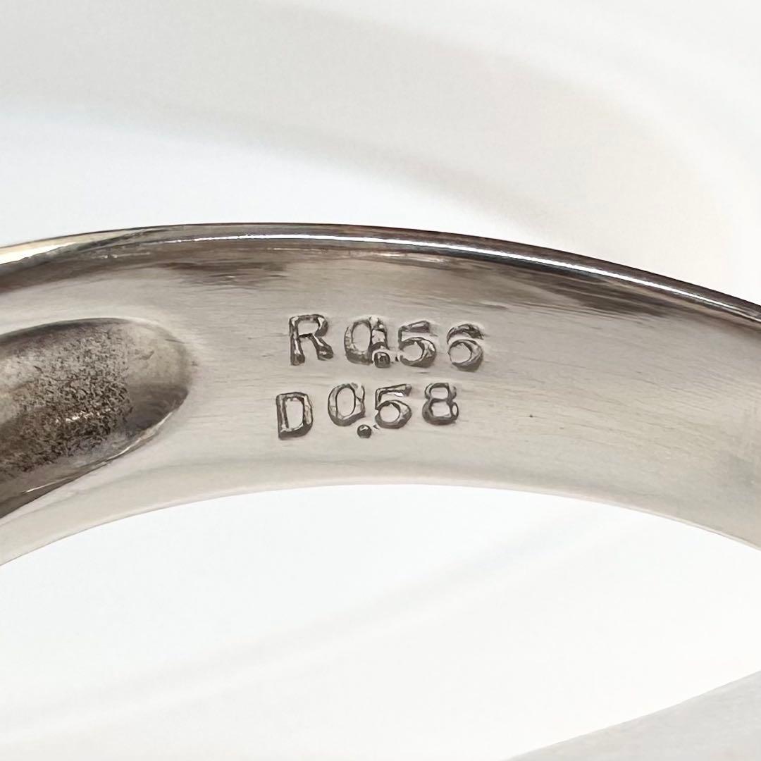 PT900ルビー ダイヤリング 0.56ct パヴェ風 レディース 指輪 日本製