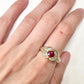 K18 ルビー0.74ct バゲットダイヤモンド バゲットダイヤ