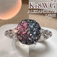 K18WG アレキサンドライト 1.33ct リング カラーチェンジ 希少石