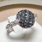 K18WG アレキサンドライト 1.33ct リング カラーチェンジ 希少石