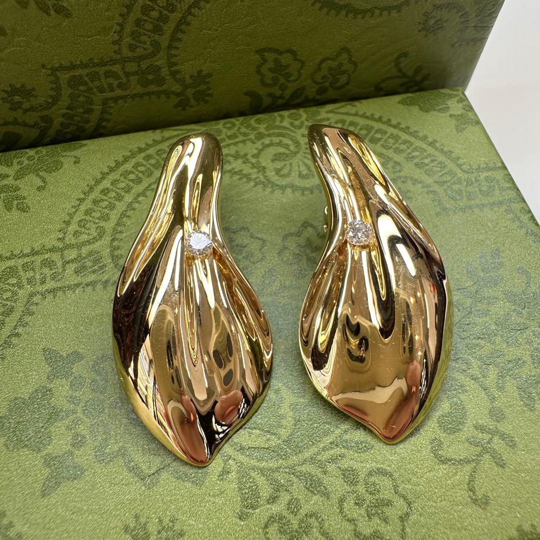 【TASAKI】K18 ダイヤモンド 0.11ct*2 ピアス