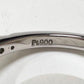 PT900 ピンクサファイア 1.26ct 取り巻き ダイヤモンド リング