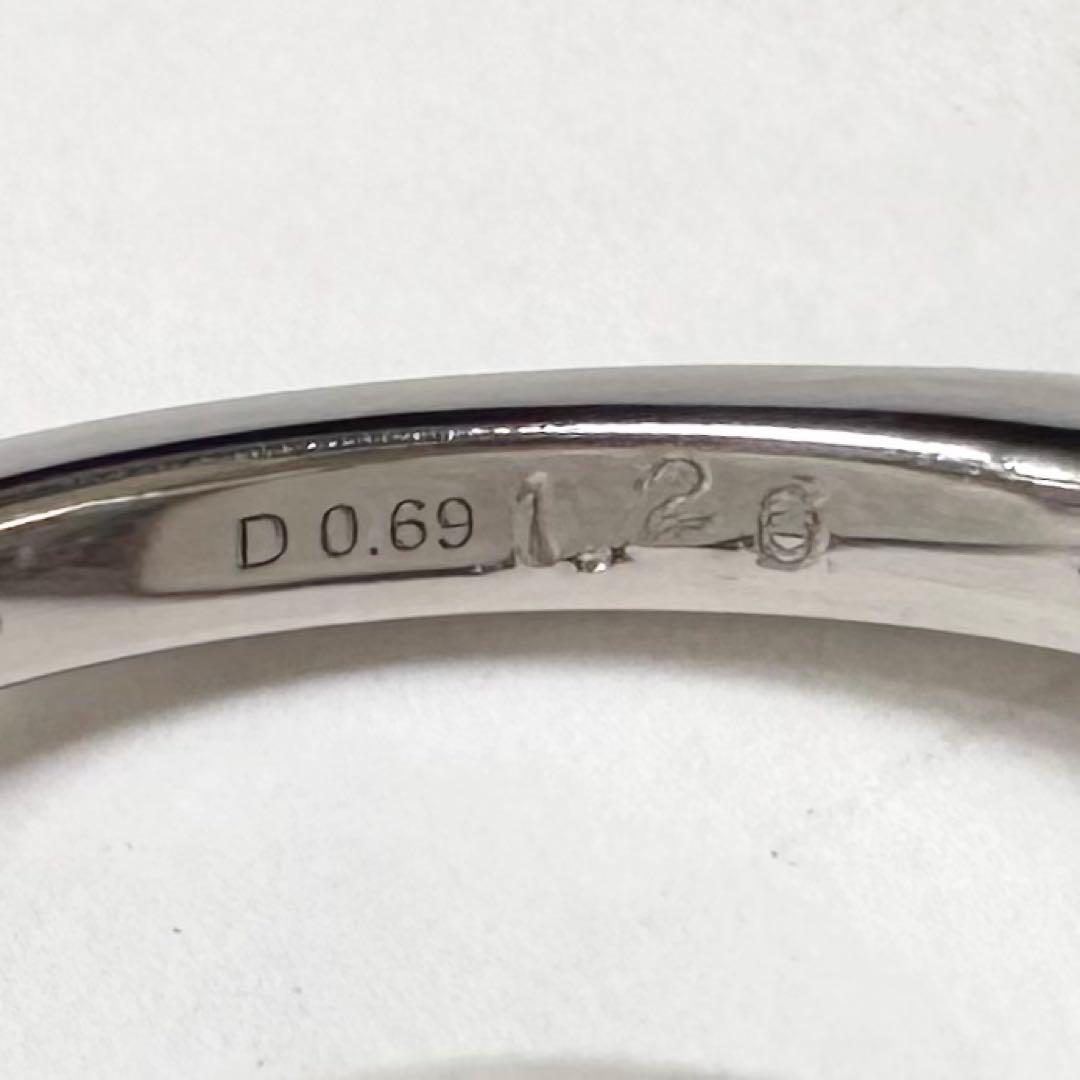 PT900 ピンクサファイア 1.26ct 取り巻き ダイヤモンド リング