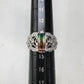 PT900 ウォーターメロントルマリン ダイヤモンド リング 2.04ct