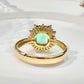 【K18】エメラルド 1.85ct リング ダイヤ取巻き イエローゴールド