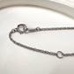 PT900/PT850 サファイア0.60ct ダイヤモンドネックレス
