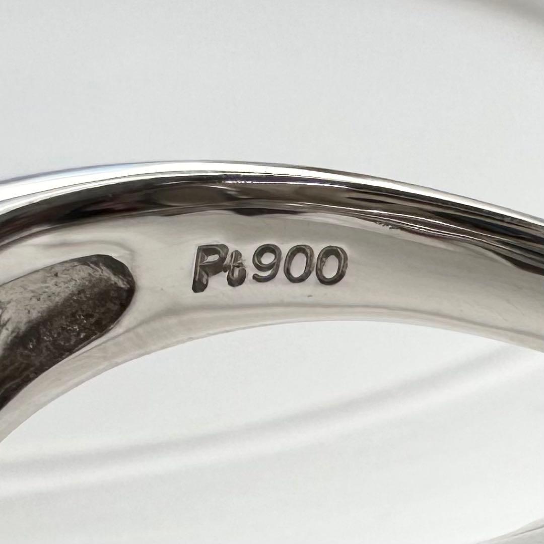 PT900 トルマリン ダイヤモンド リング 1.04ct