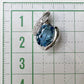 PT900 アクアマリン 2.10ct デザインペンダント
