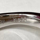 K18 バタフライ サファイア ダイヤモンド リング 0.97ct