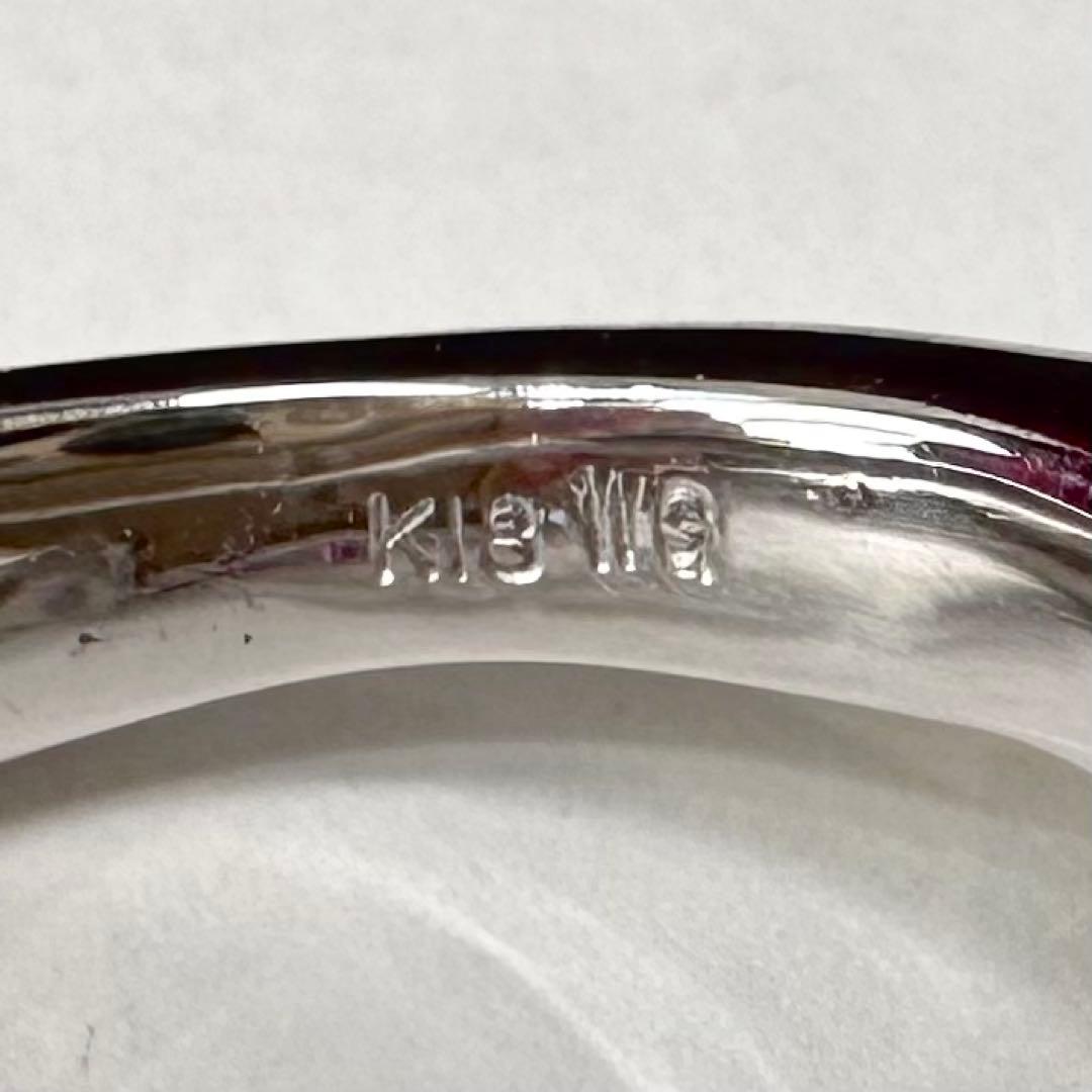 K18 バタフライ サファイア ダイヤモンド リング 0.97ct